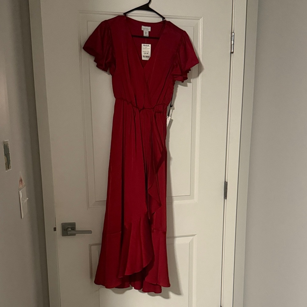 A New Day Red High Low Dress